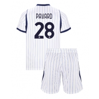 Camiseta Inter Milan Benjamin Pavard #28 Segunda Equipación Replica 2026-27 para niños mangas cortas (+ Pantalones cortos)